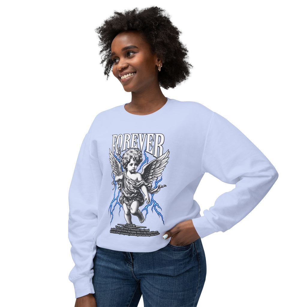 Sculpted Heritage Sweatshirt — Vintage Cherub Graphic - Sculpted Heritage