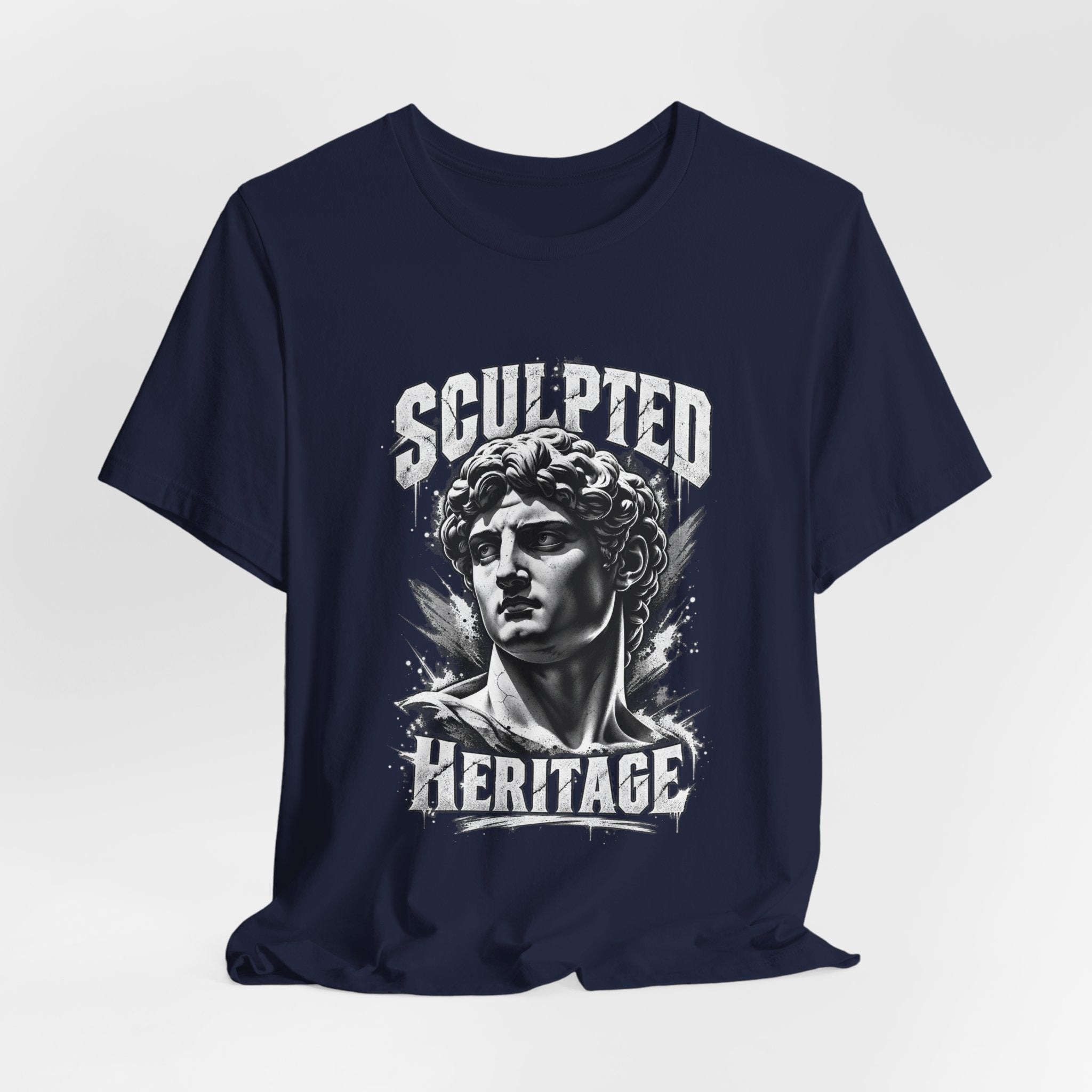 Sculpted Heritage Tee — David Statue Vintage Art Graphic Shirt