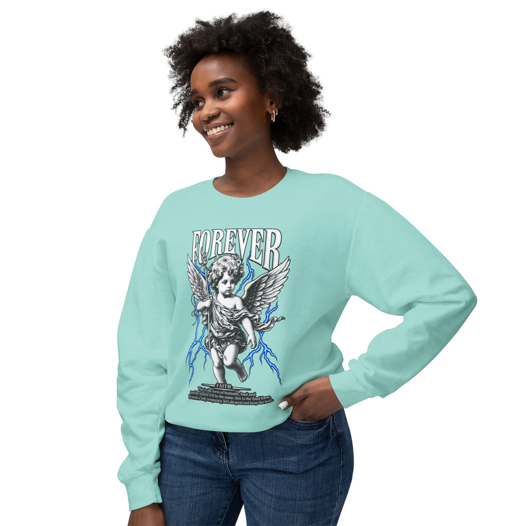 Sculpted Heritage Sweatshirt — Vintage Cherub Graphic - Sculpted Heritage