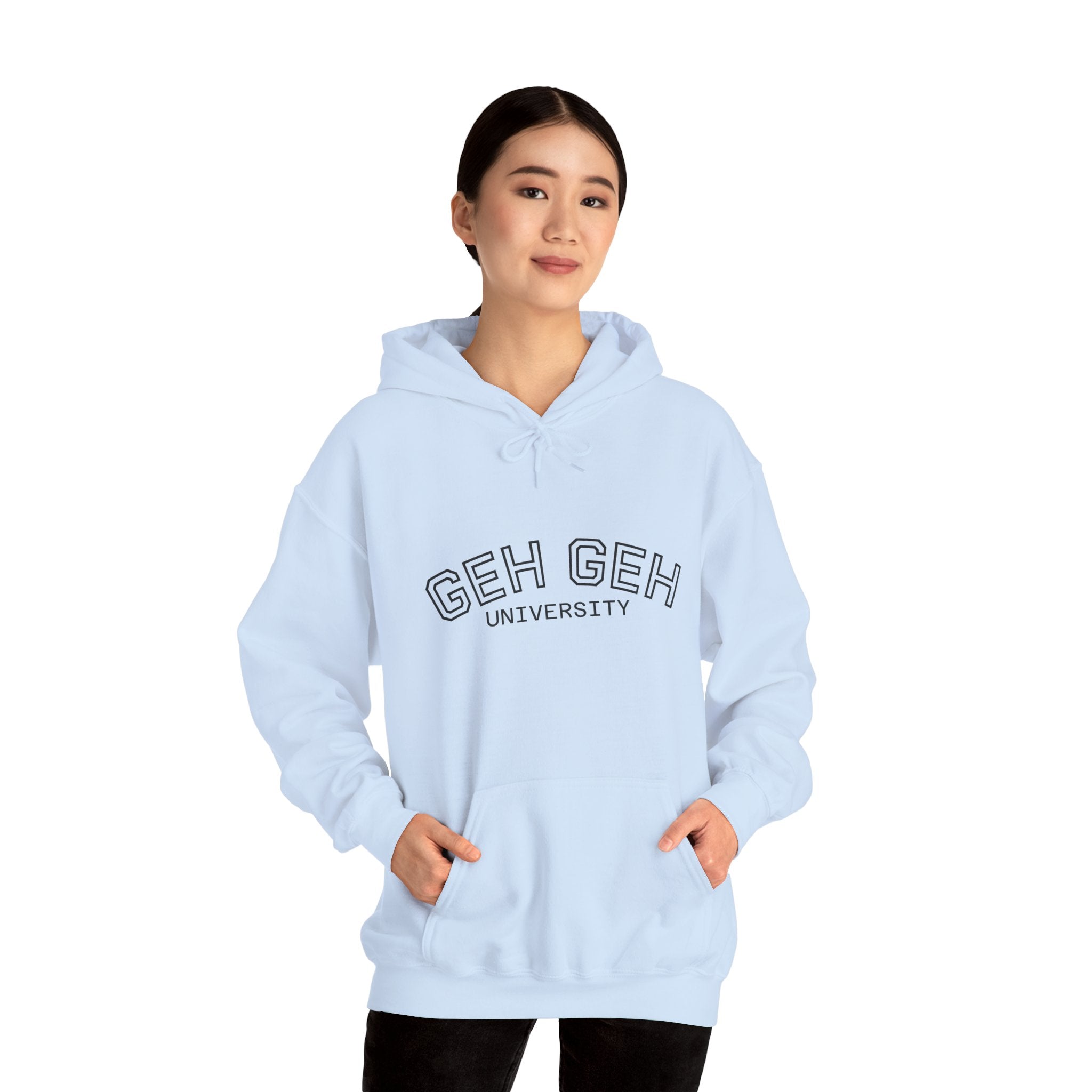 GHE-GHE University Hoodie — Minimal Collegiate Pullover - Sculpted Heritage