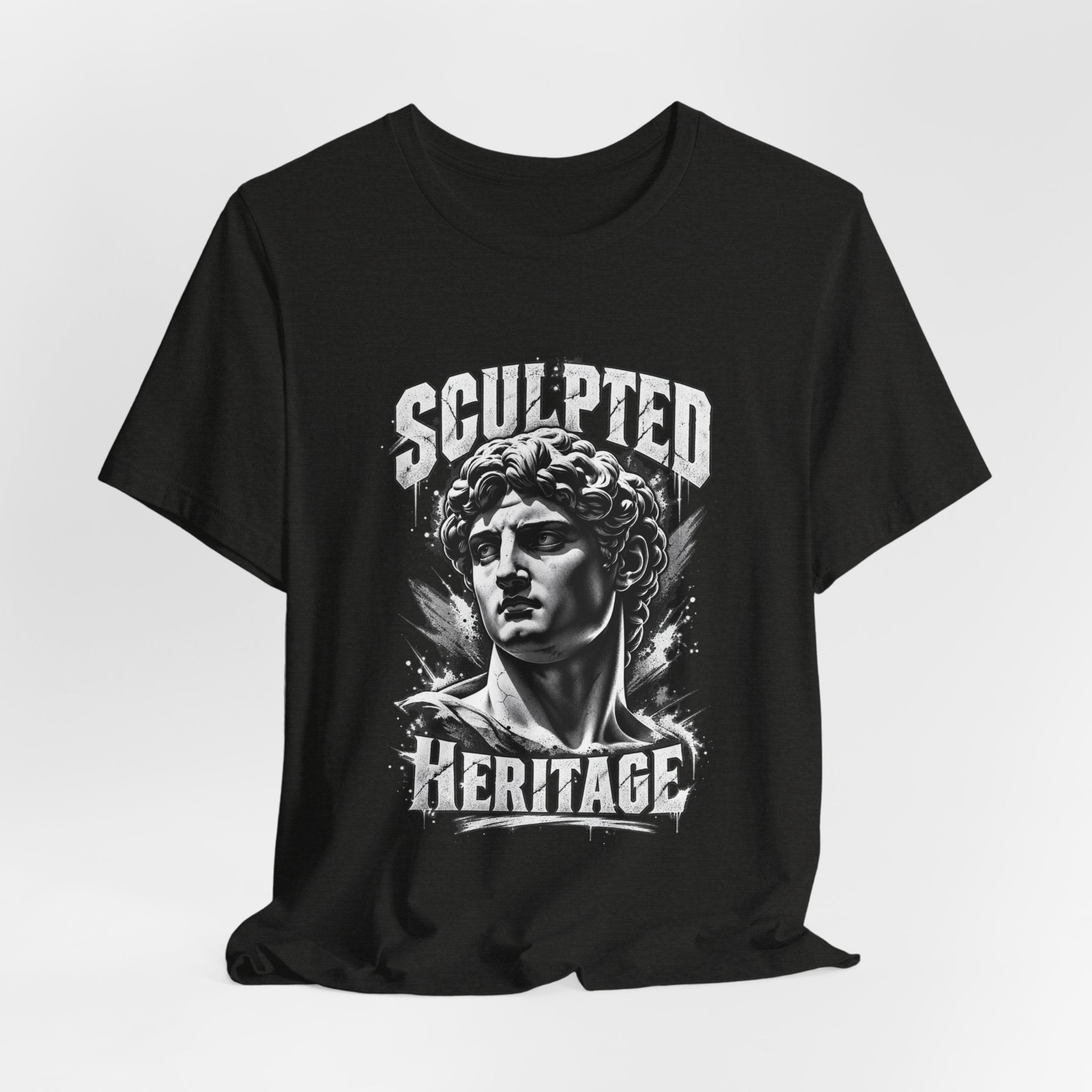 Sculpted Heritage Tee — David Statue Vintage Art Graphic Shirt