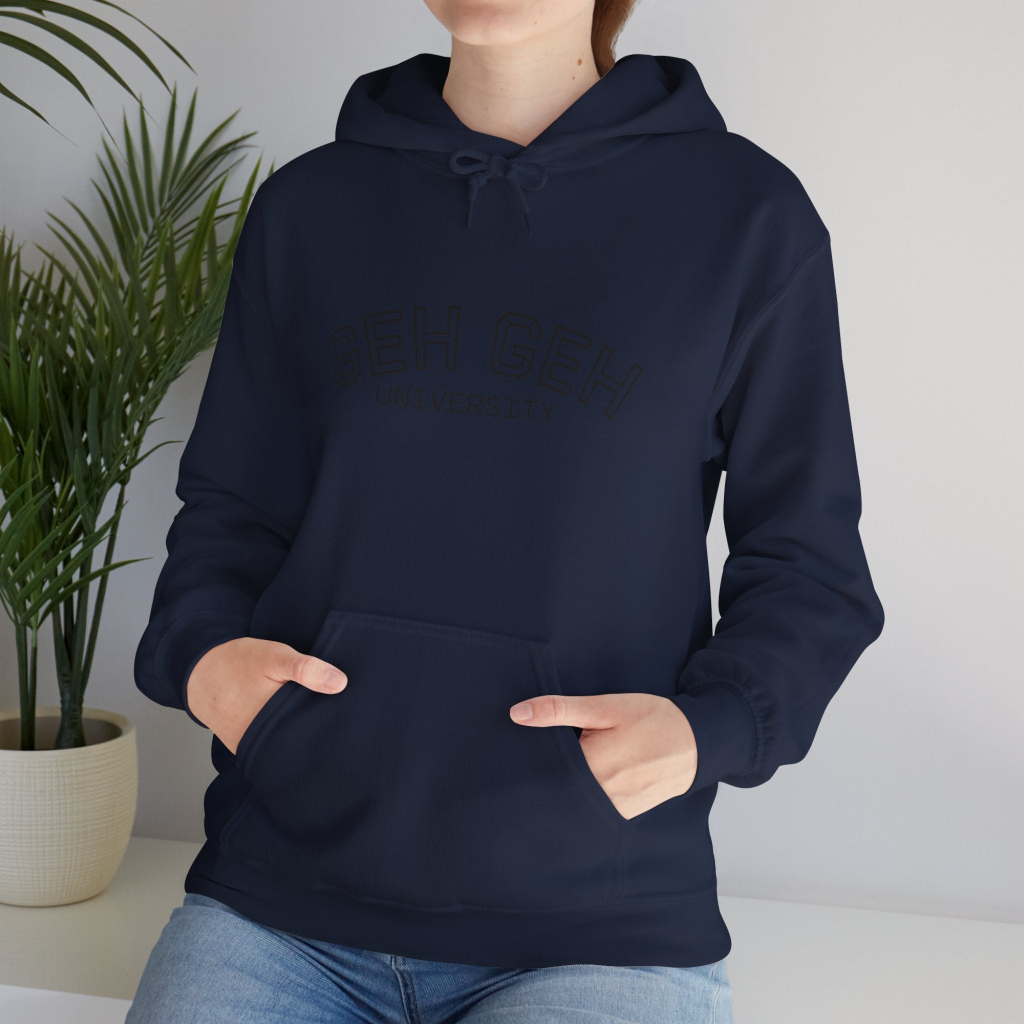 GHE-GHE University Hoodie — Minimal Collegiate Pullover - Sculpted Heritage