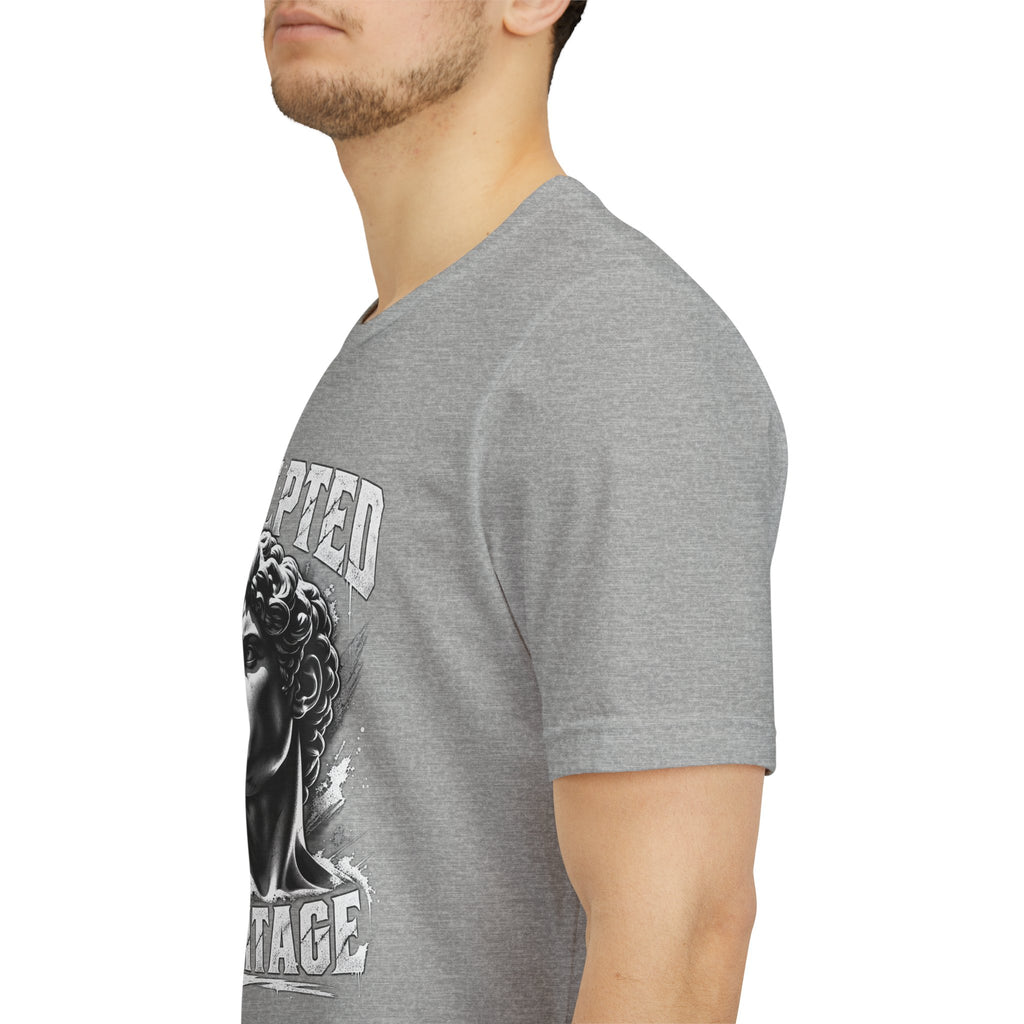 Sculpted Heritage Tee — David Statue Vintage Art Graphic Shirt
