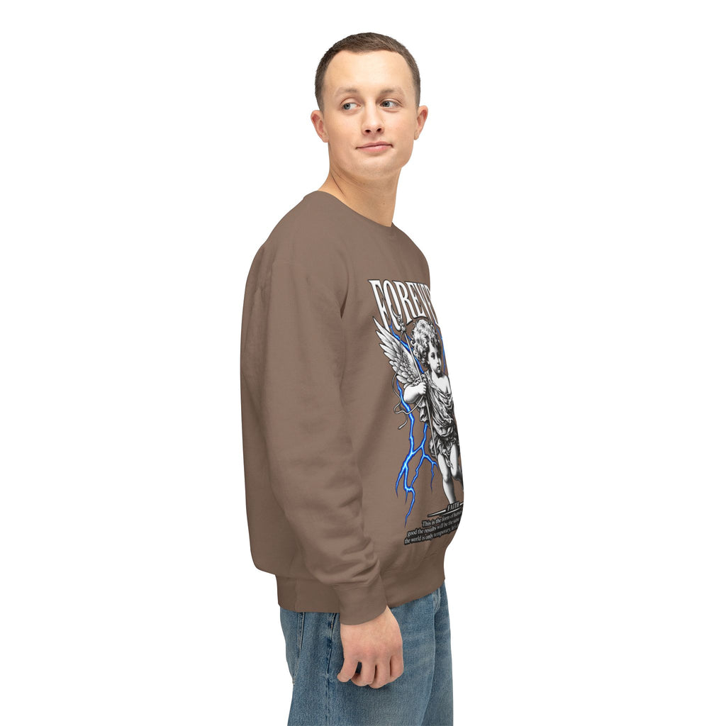 Sculpted Heritage Sweatshirt — Vintage Cherub Graphic - Sculpted Heritage