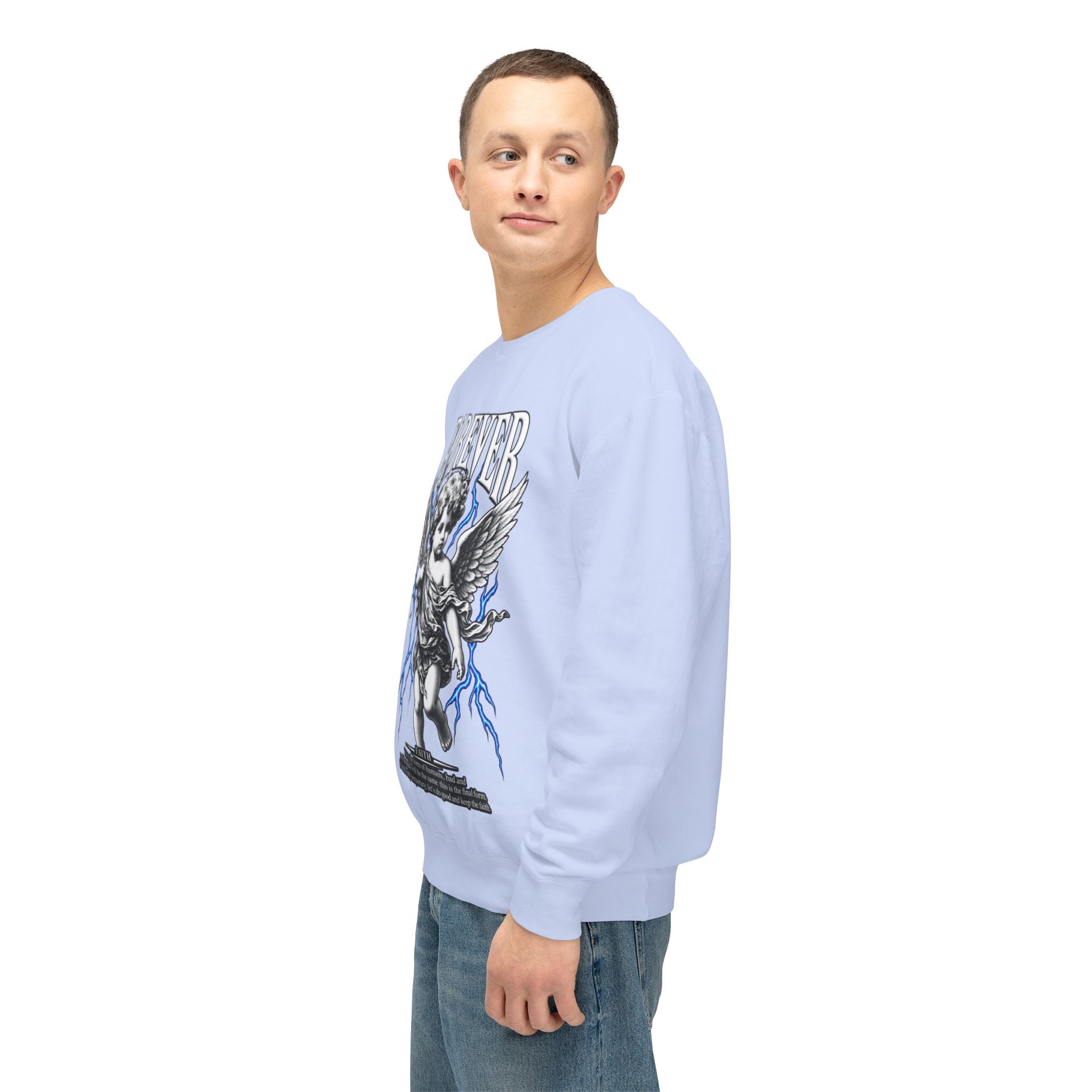 Sculpted Heritage Sweatshirt — Vintage Cherub Graphic - Sculpted Heritage