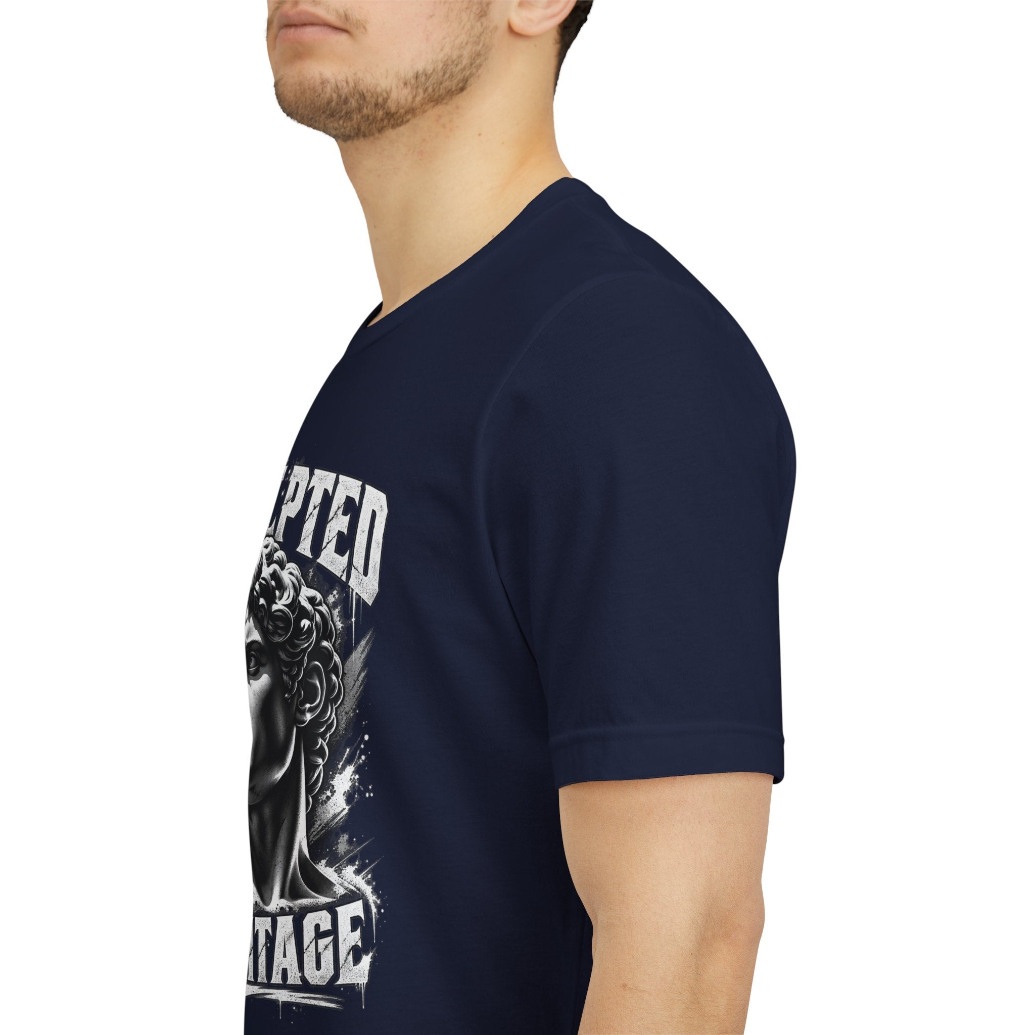 Sculpted Heritage Tee — David Statue Vintage Art Graphic Shirt