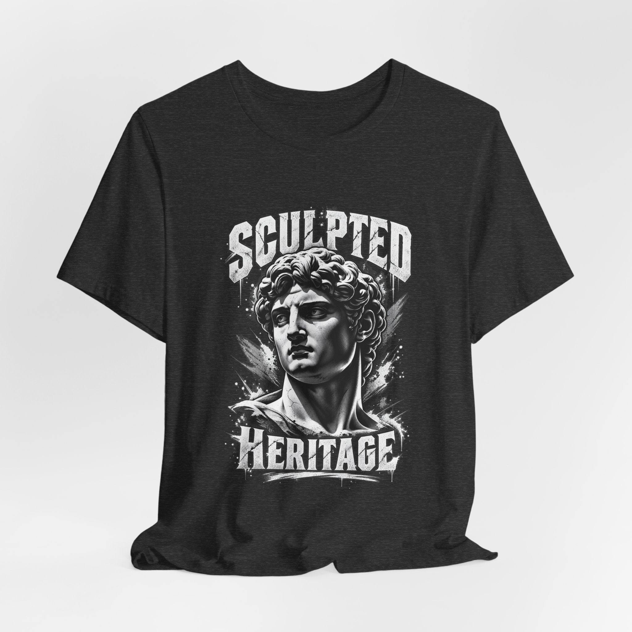 Sculpted Heritage Tee — David Statue Vintage Art Graphic Shirt