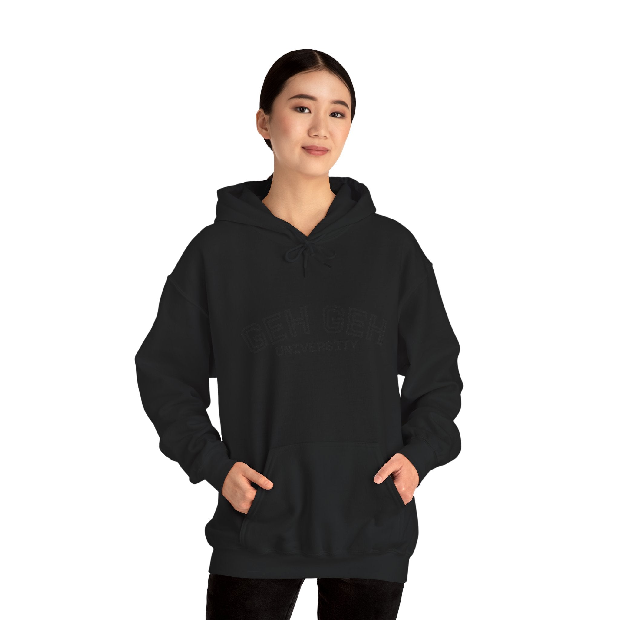 GHE-GHE University Hoodie — Minimal Collegiate Pullover - Sculpted Heritage