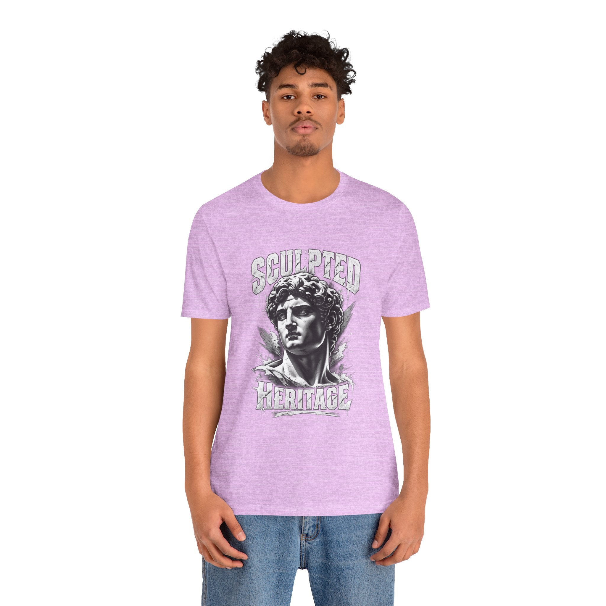 Sculpted Heritage Tee — David Statue Vintage Art Graphic Shirt