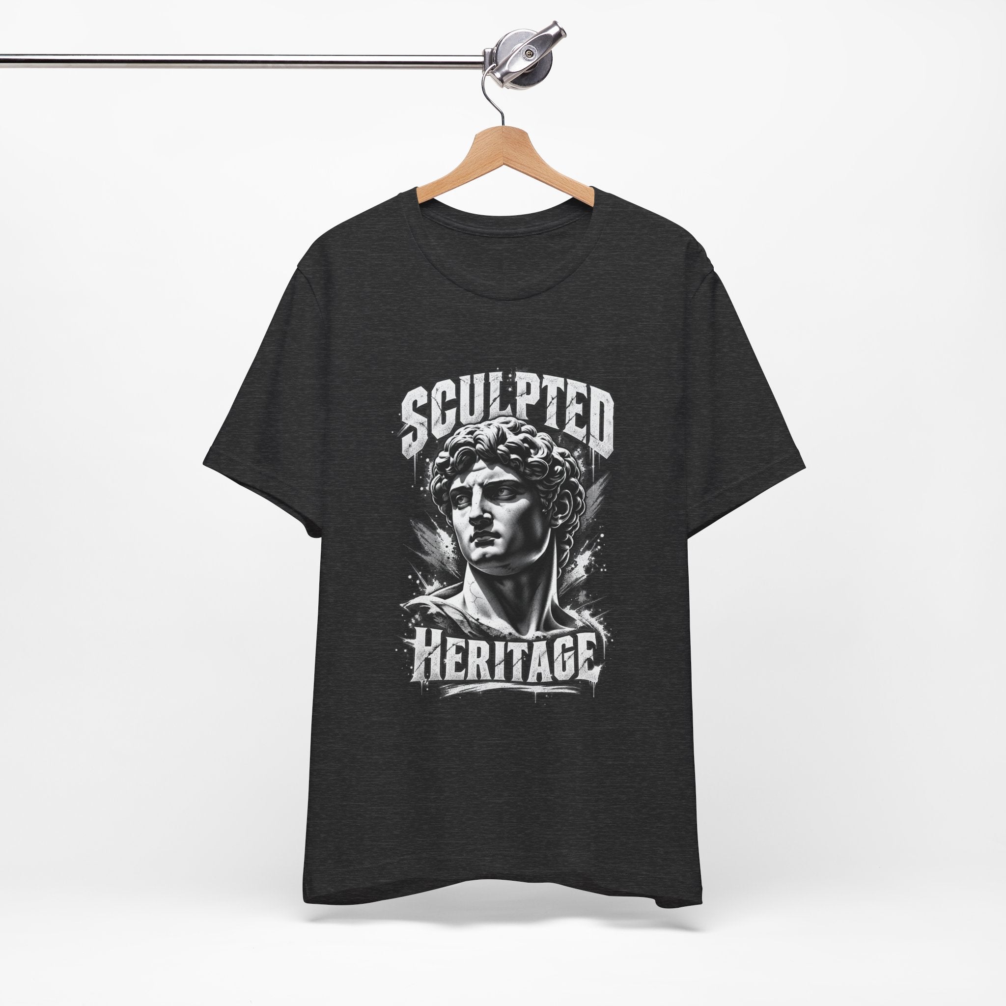 Sculpted Heritage Tee — David Statue Vintage Art Graphic Shirt