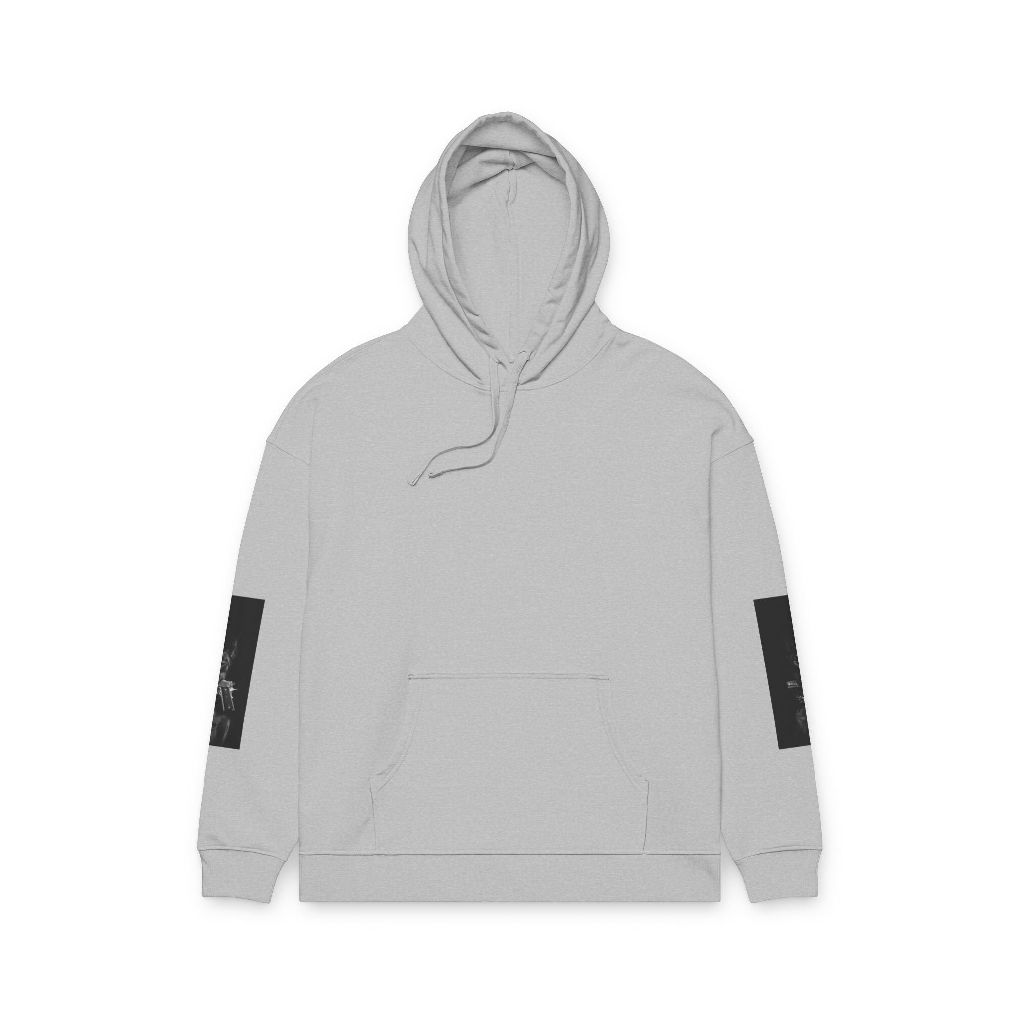 Moody Black Dog Photo Print Hoodie - Sculpted Heritage