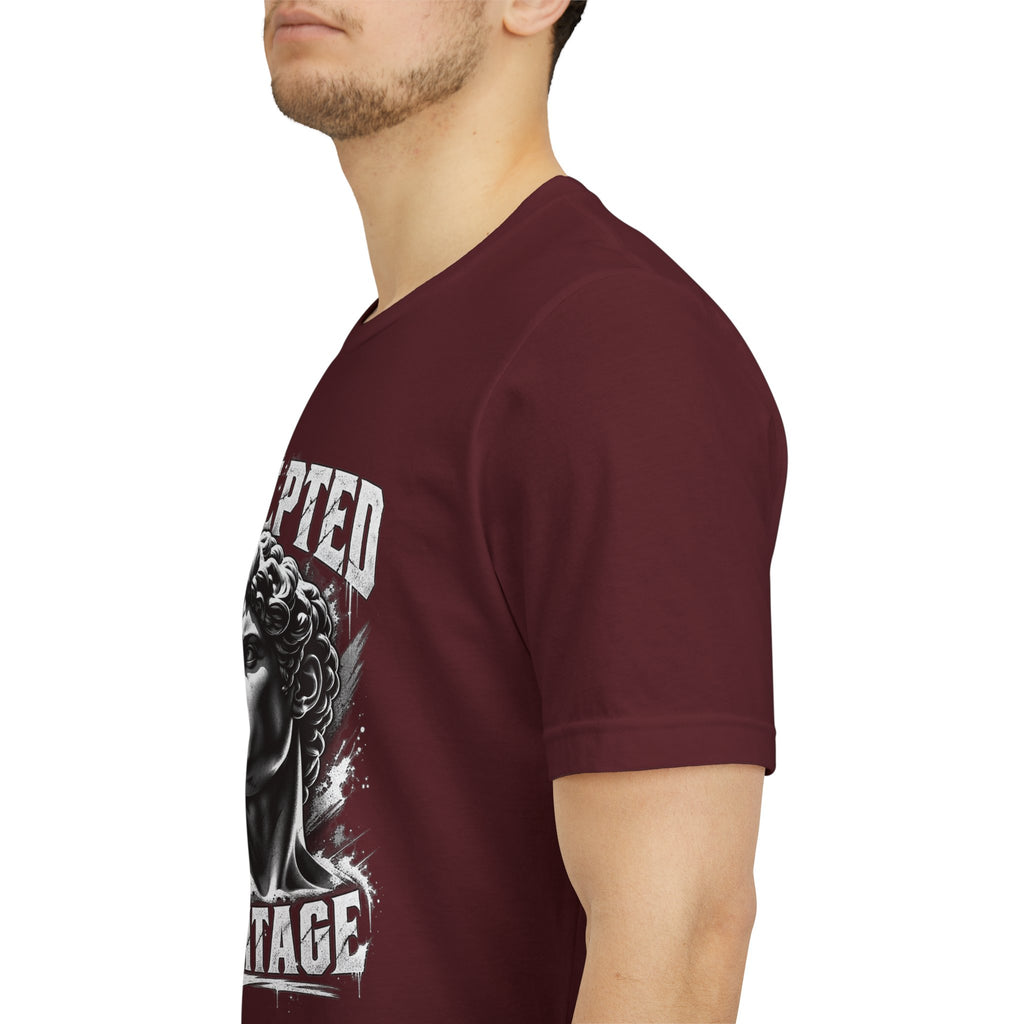 Sculpted Heritage Tee — David Statue Vintage Art Graphic Shirt