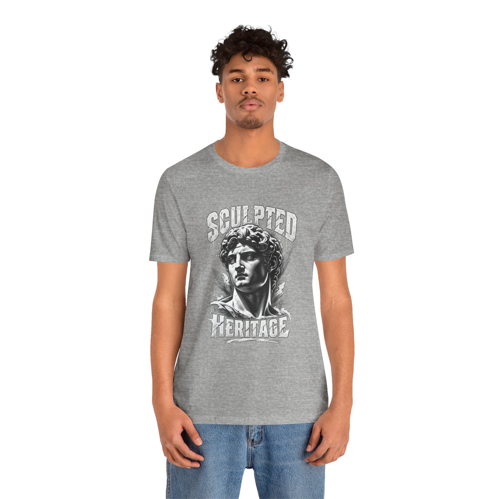 Sculpted Heritage Tee — David Statue Vintage Art Graphic Shirt