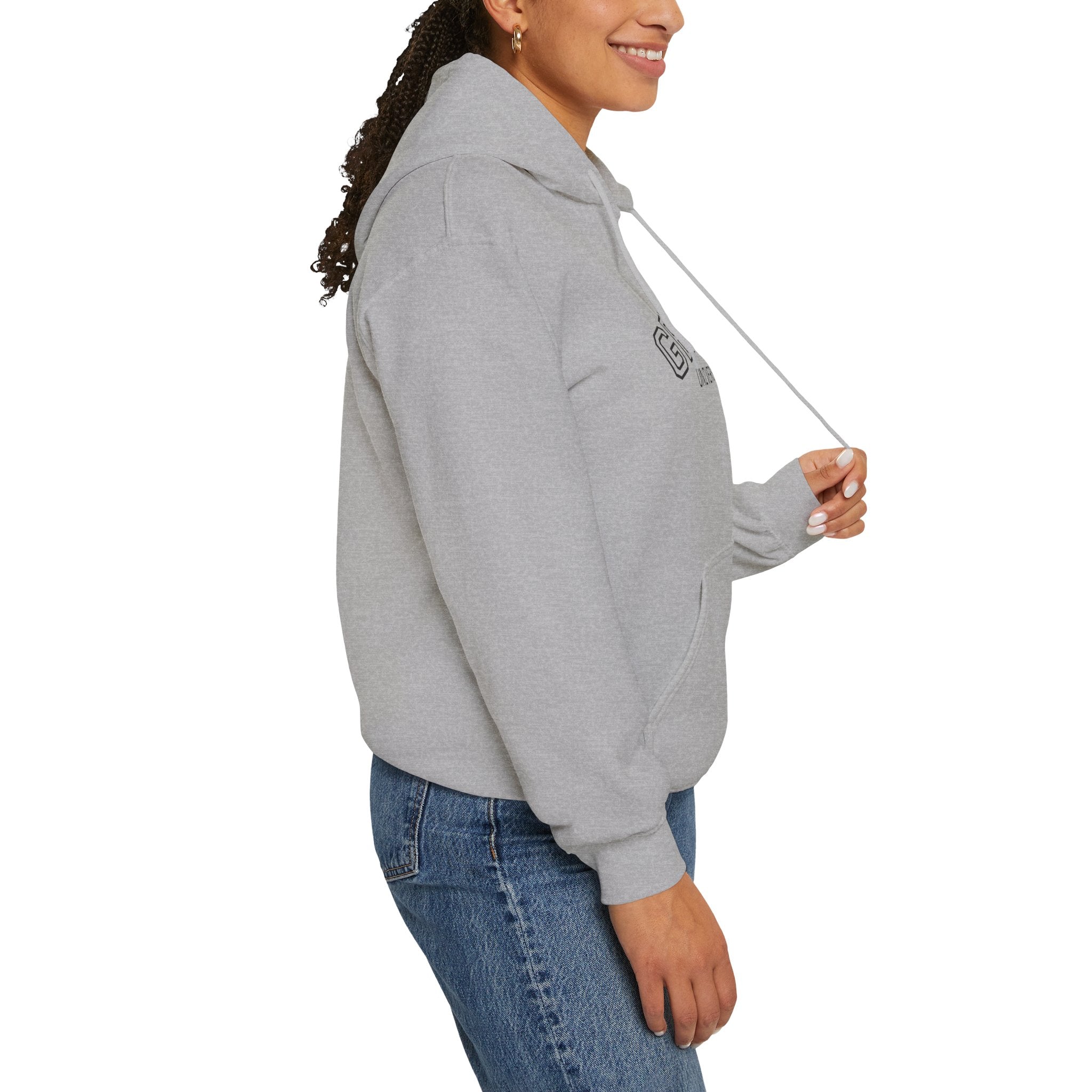 GHE-GHE University Hoodie — Minimal Collegiate Pullover - Sculpted Heritage