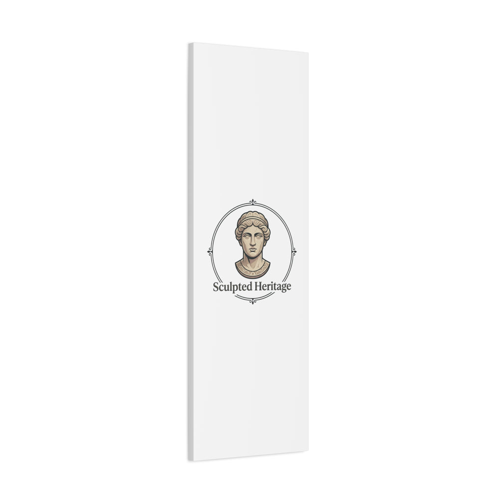 Sculpted Heritage Matte Canvas Print — Classical Bust Wall Art - Sculpted Heritage