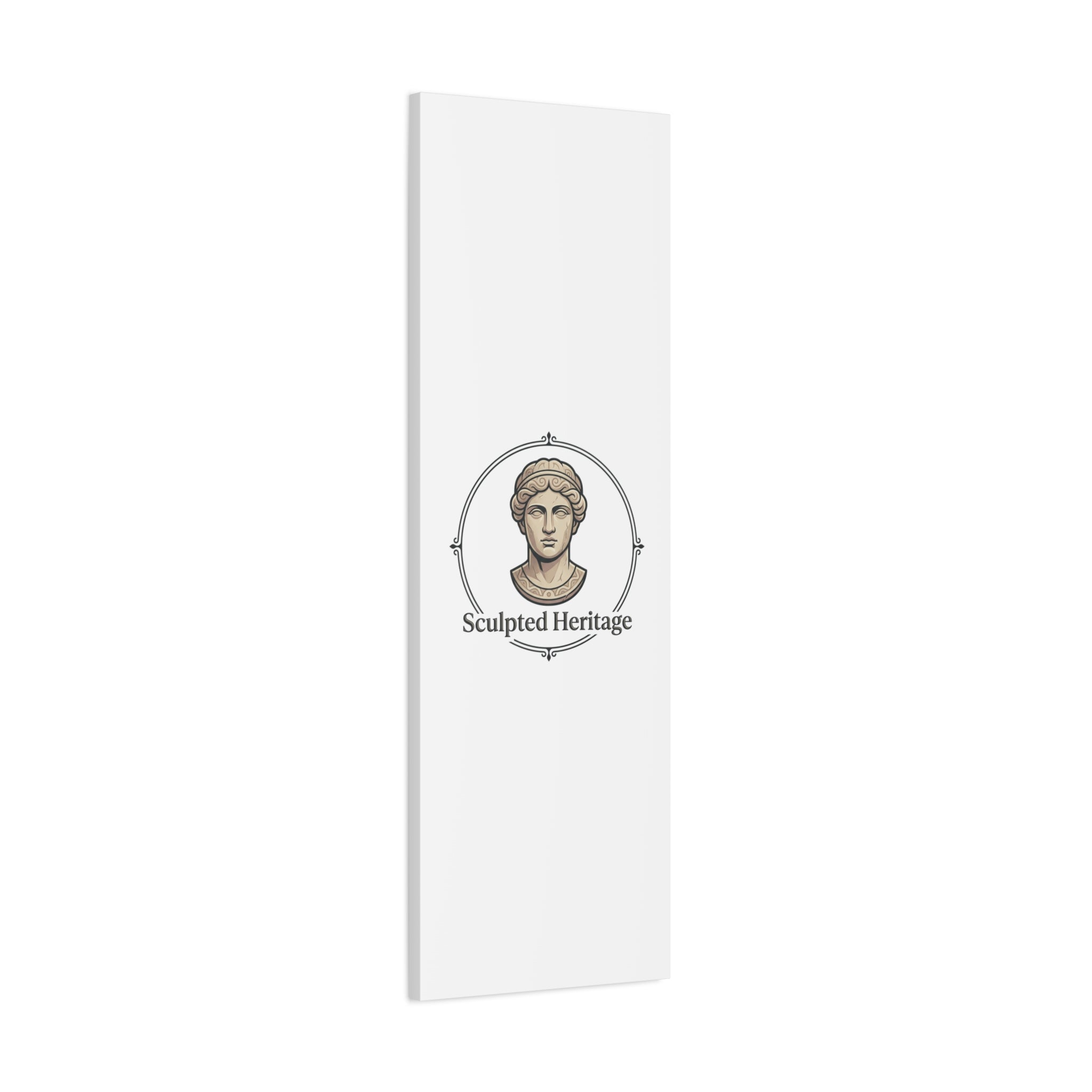 Sculpted Heritage Matte Canvas Print — Classical Bust Wall Art - Sculpted Heritage