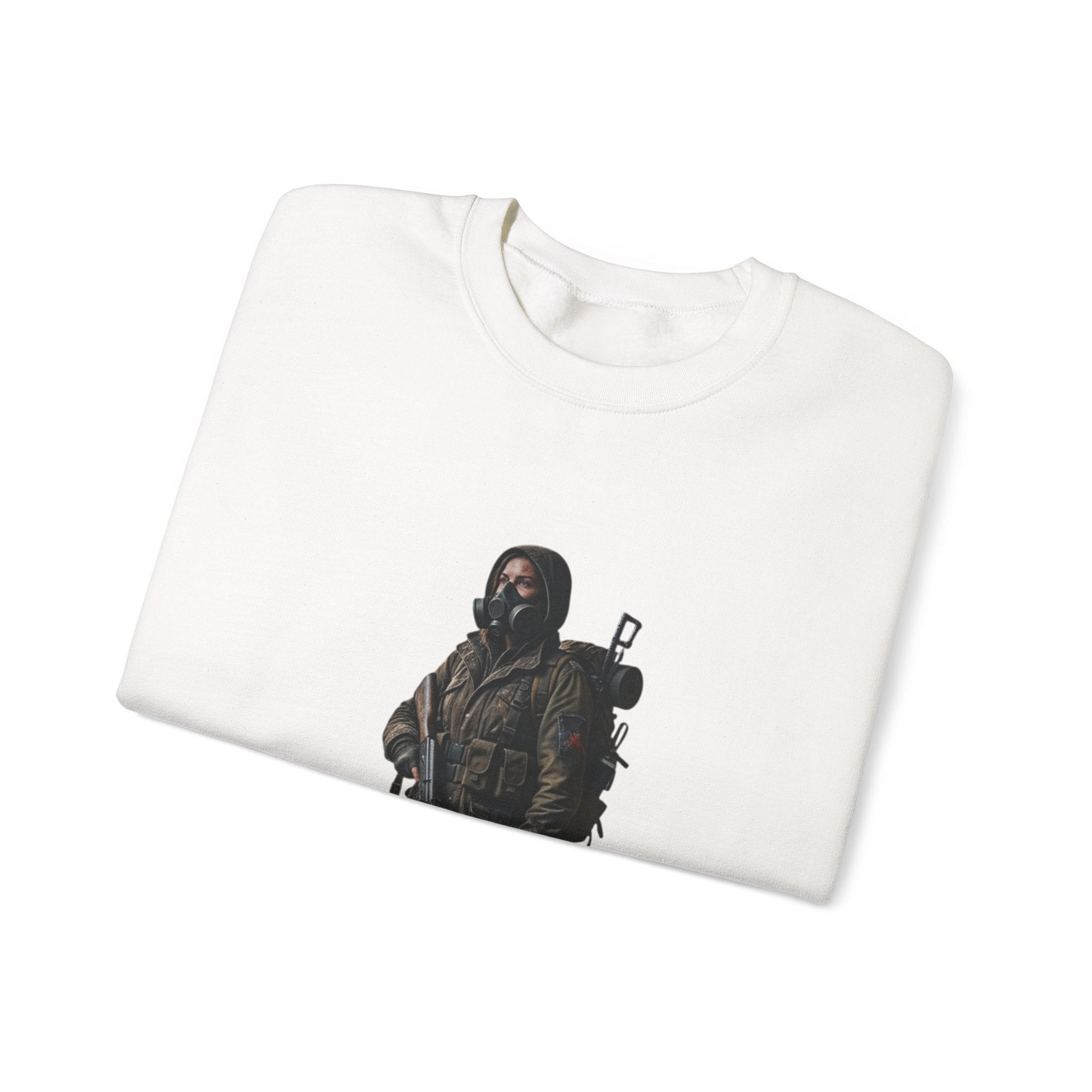 Post-ApocalypticSculpted Heritage Sweatshirt — Ranger Figure Graphic - Sculpted Heritage
