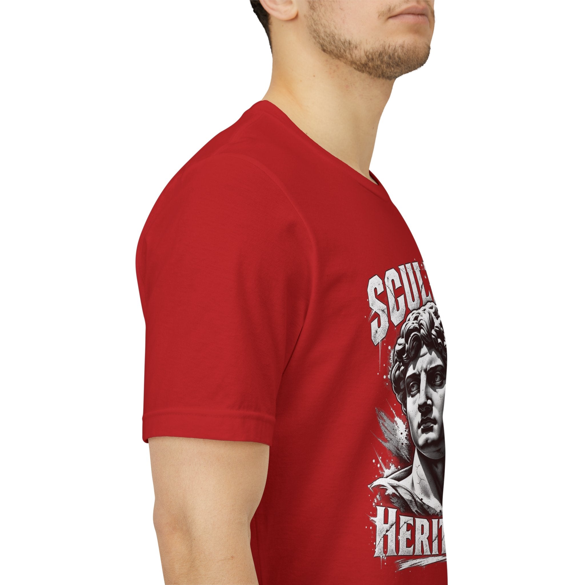 Sculpted Heritage Tee — David Statue Vintage Art Graphic Shirt
