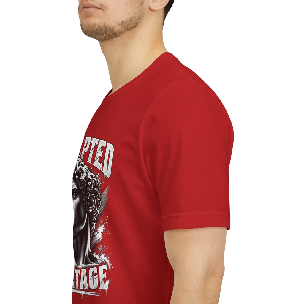Sculpted Heritage Tee — David Statue Vintage Art Graphic Shirt