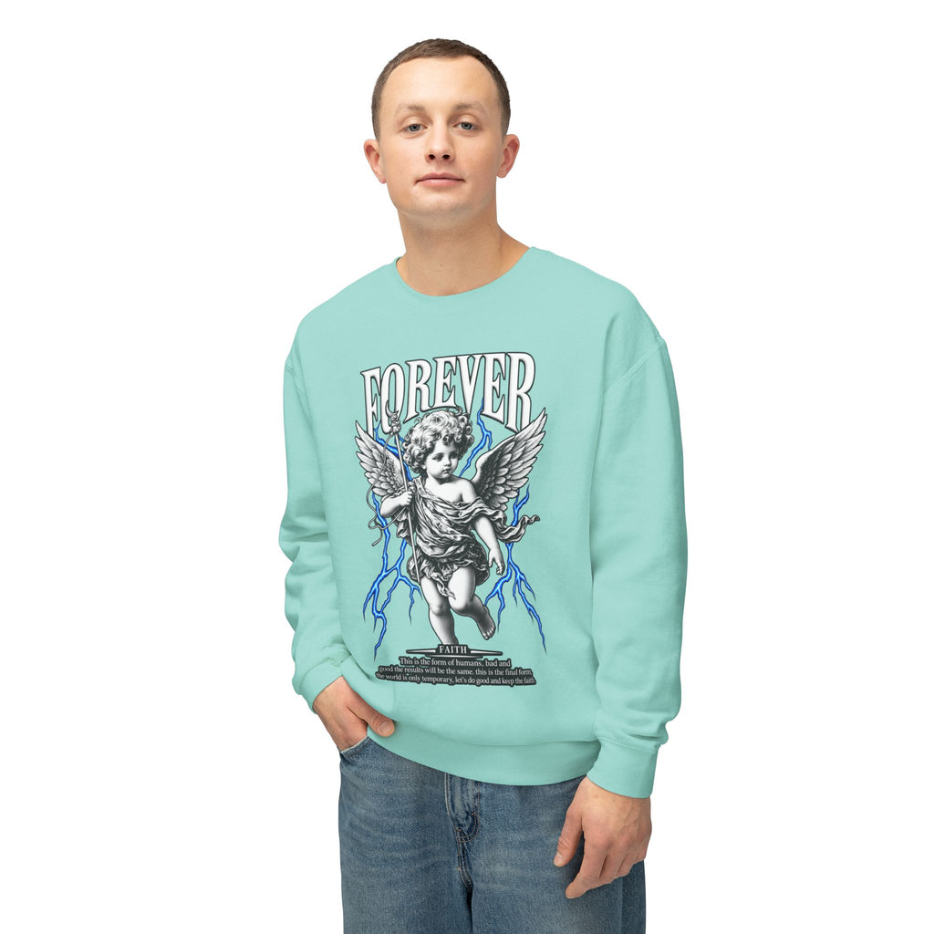 Sculpted Heritage Sweatshirt — Vintage Cherub Graphic - Sculpted Heritage