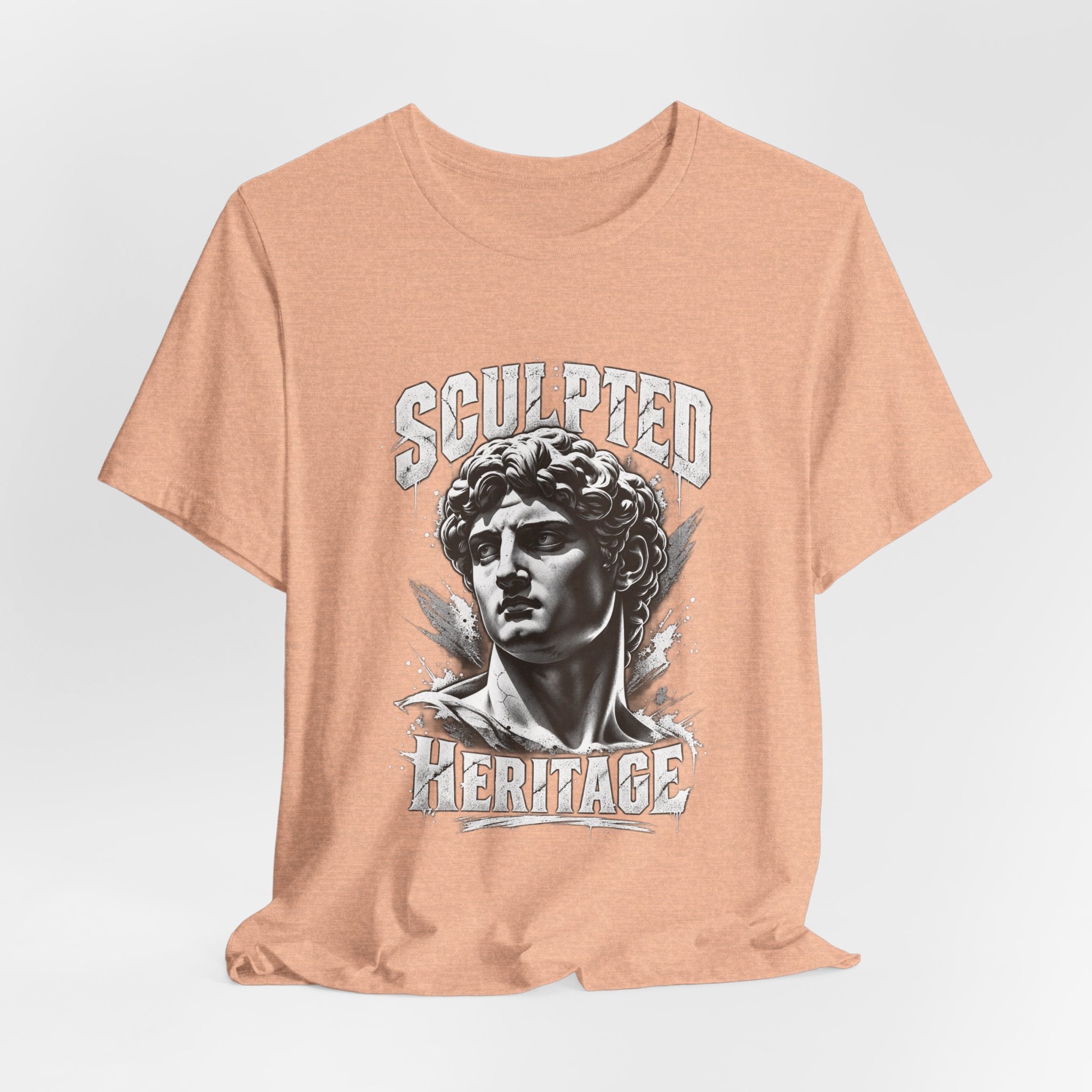 Sculpted Heritage Tee — David Statue Vintage Art Graphic Shirt