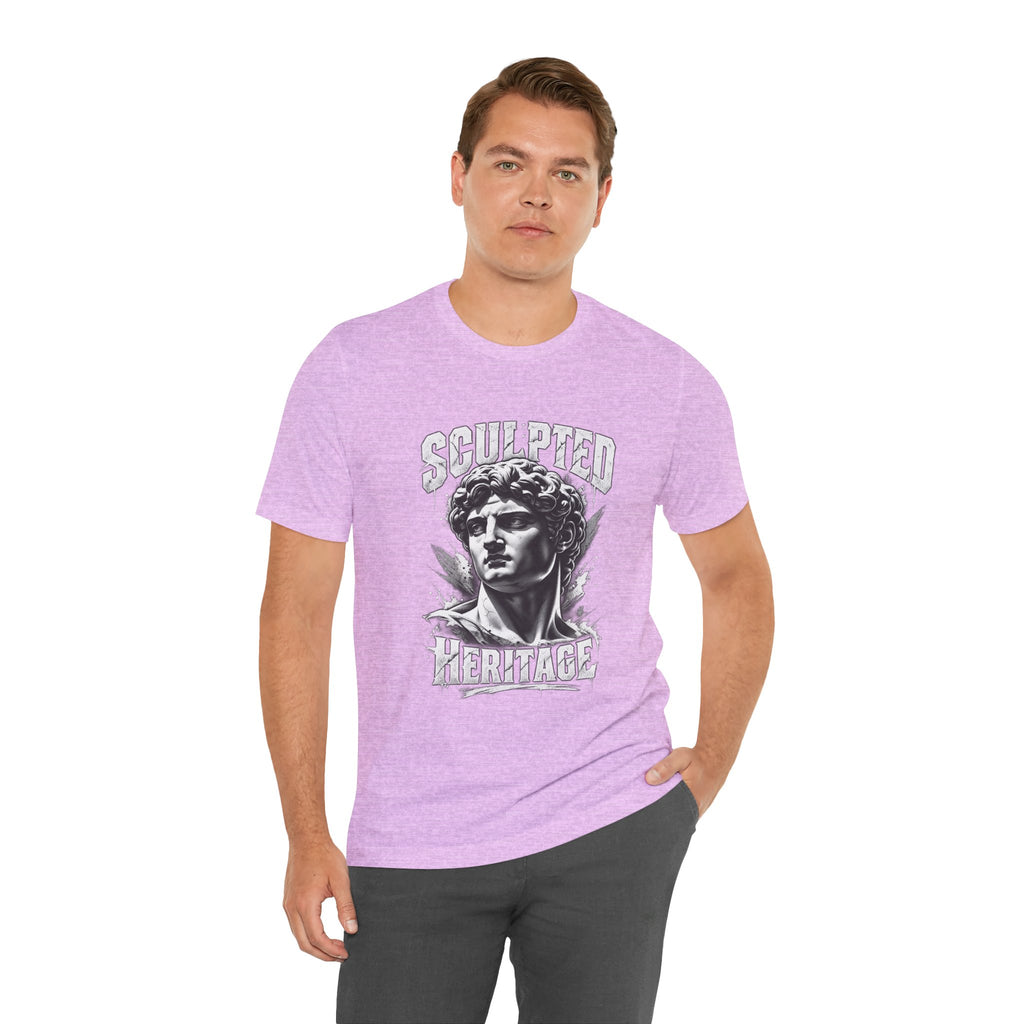 Sculpted Heritage Tee — David Statue Vintage Art Graphic Shirt