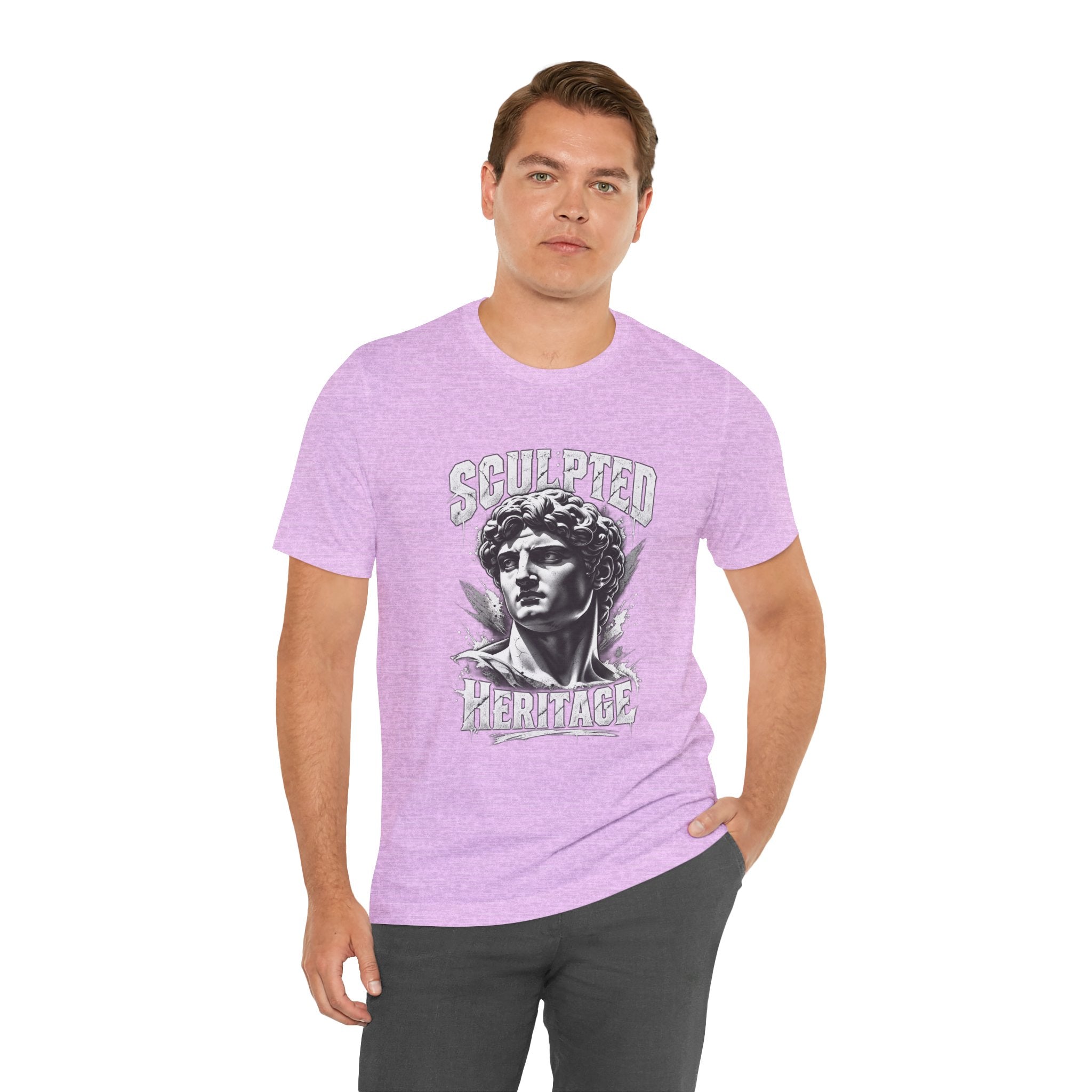 Sculpted Heritage Tee — David Statue Vintage Art Graphic Shirt