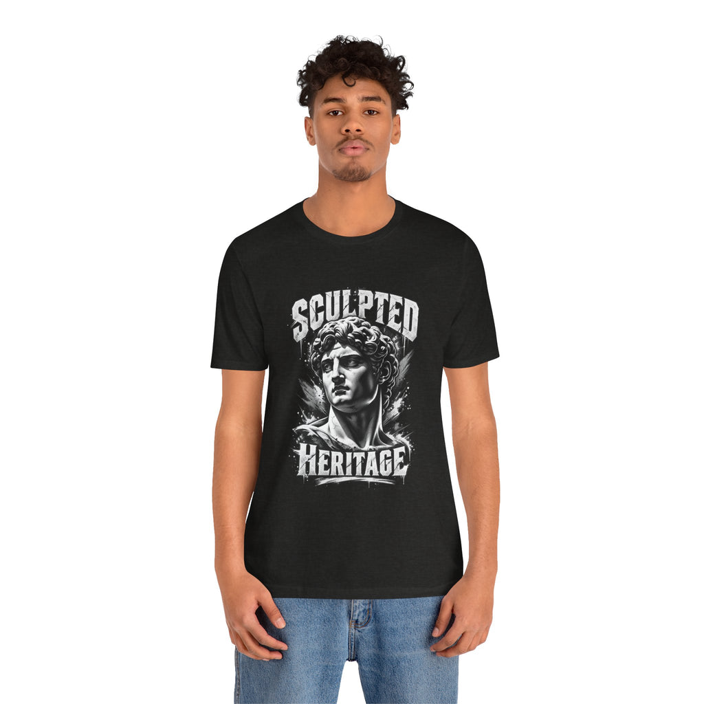 Sculpted Heritage Tee — David Statue Vintage Art Graphic Shirt