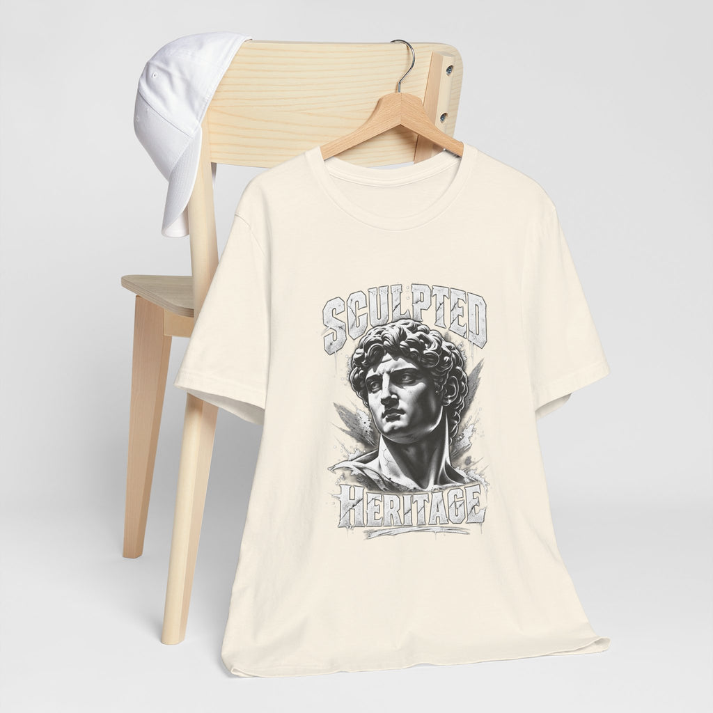 Sculpted Heritage Tee — David Statue Vintage Art Graphic Shirt