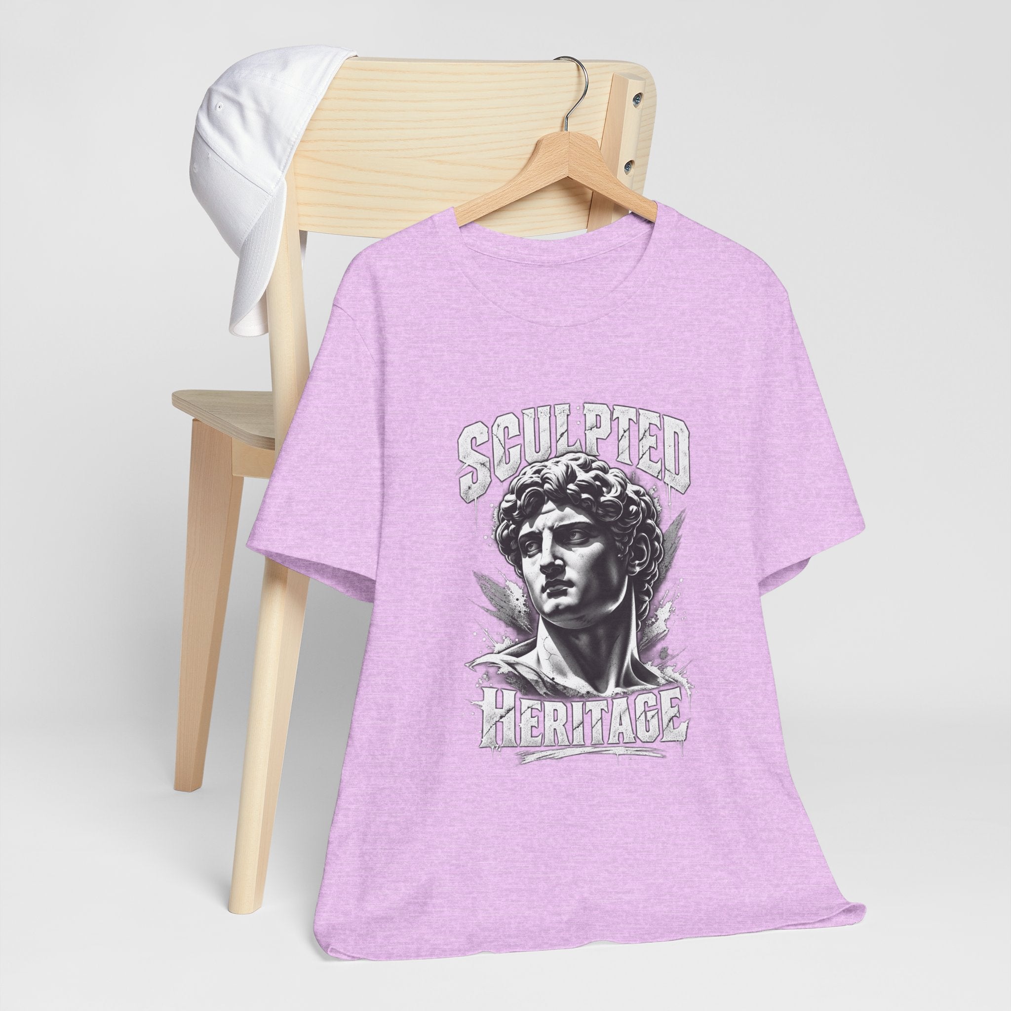 Sculpted Heritage Tee — David Statue Vintage Art Graphic Shirt