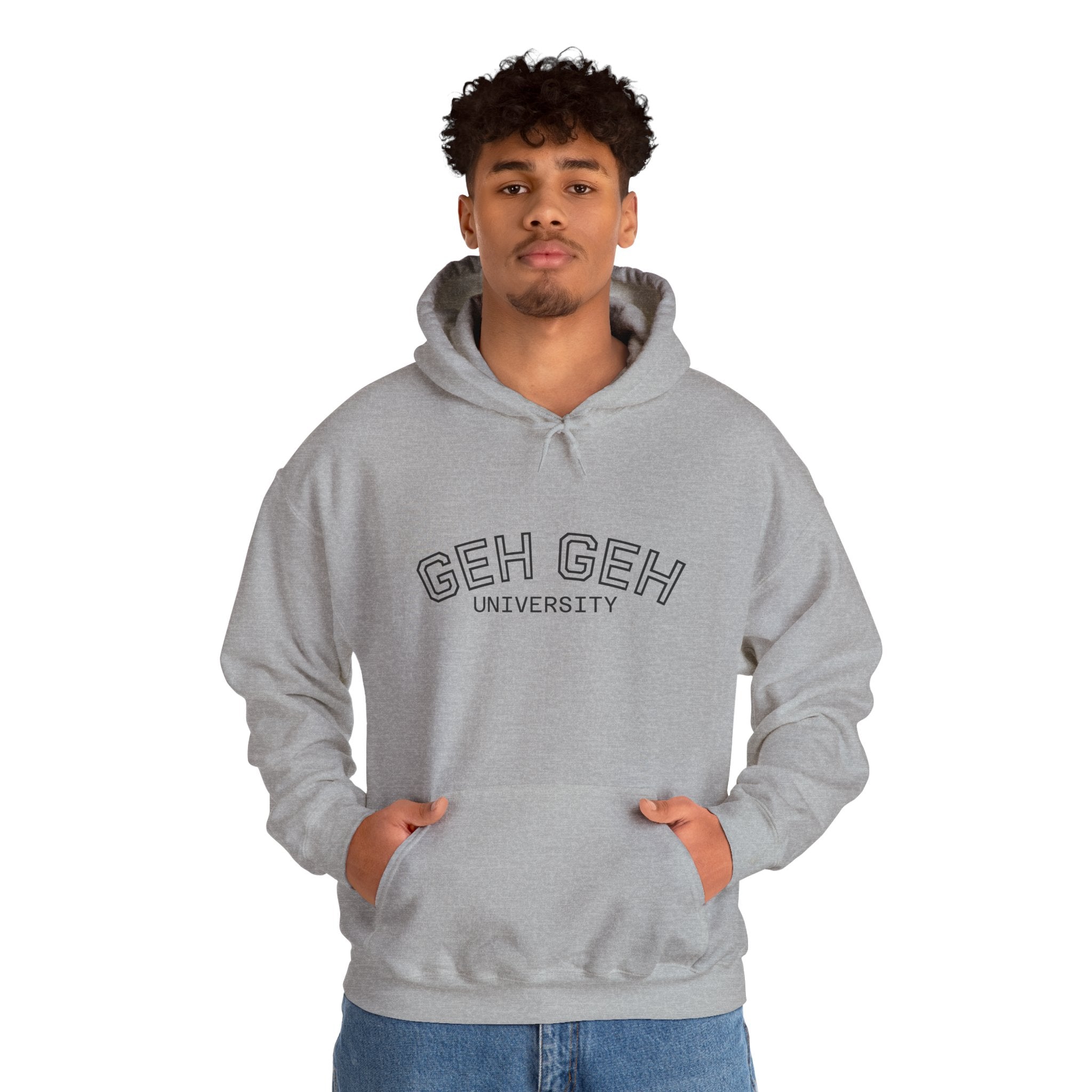 GHE-GHE University Hoodie — Minimal Collegiate Pullover - Sculpted Heritage
