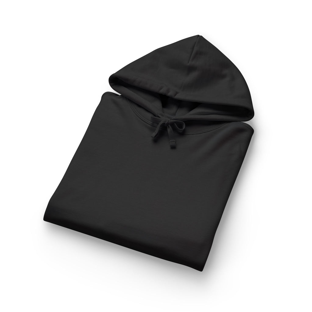 Moody Black Dog Photo Print Hoodie - Sculpted Heritage