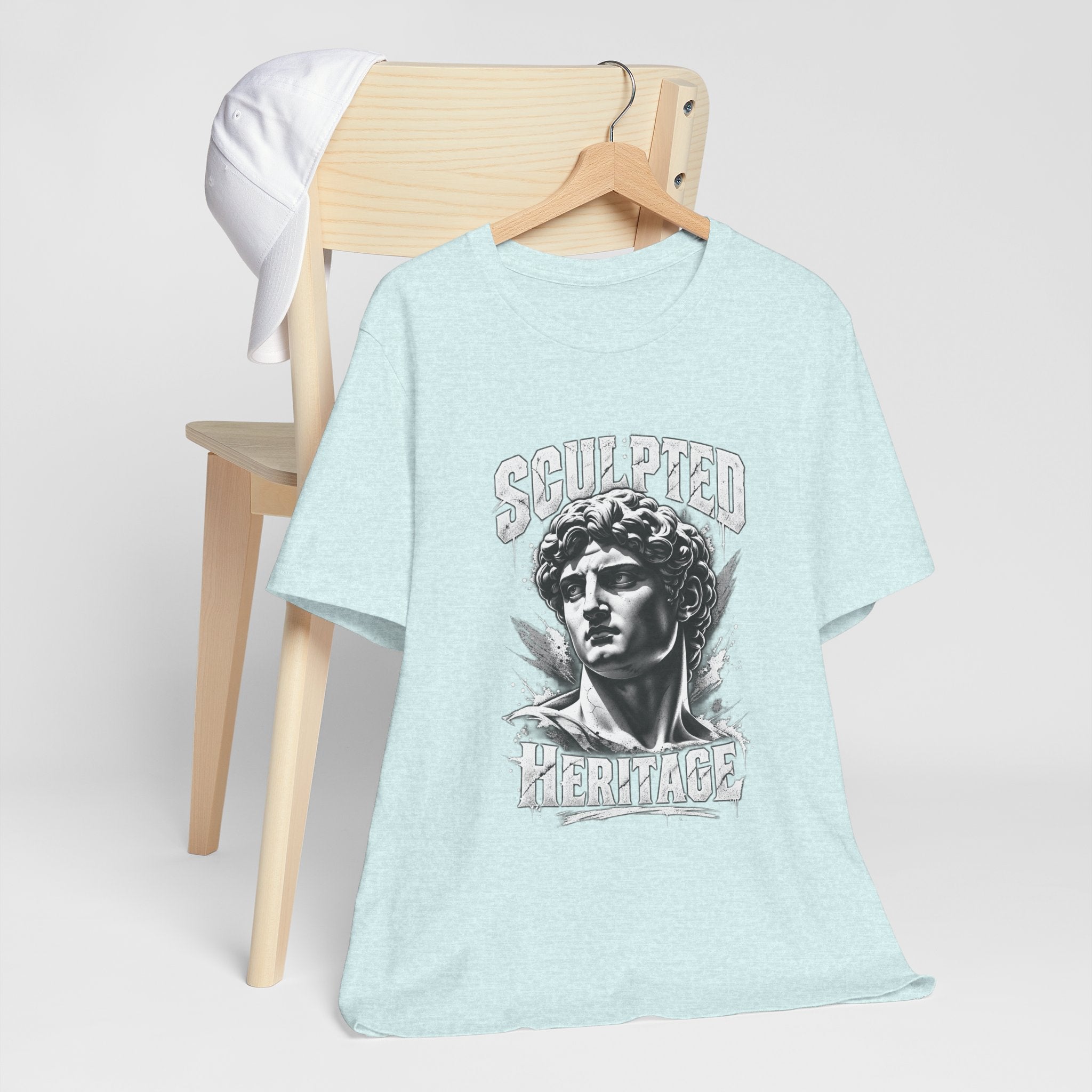 Sculpted Heritage Tee — David Statue Vintage Art Graphic Shirt