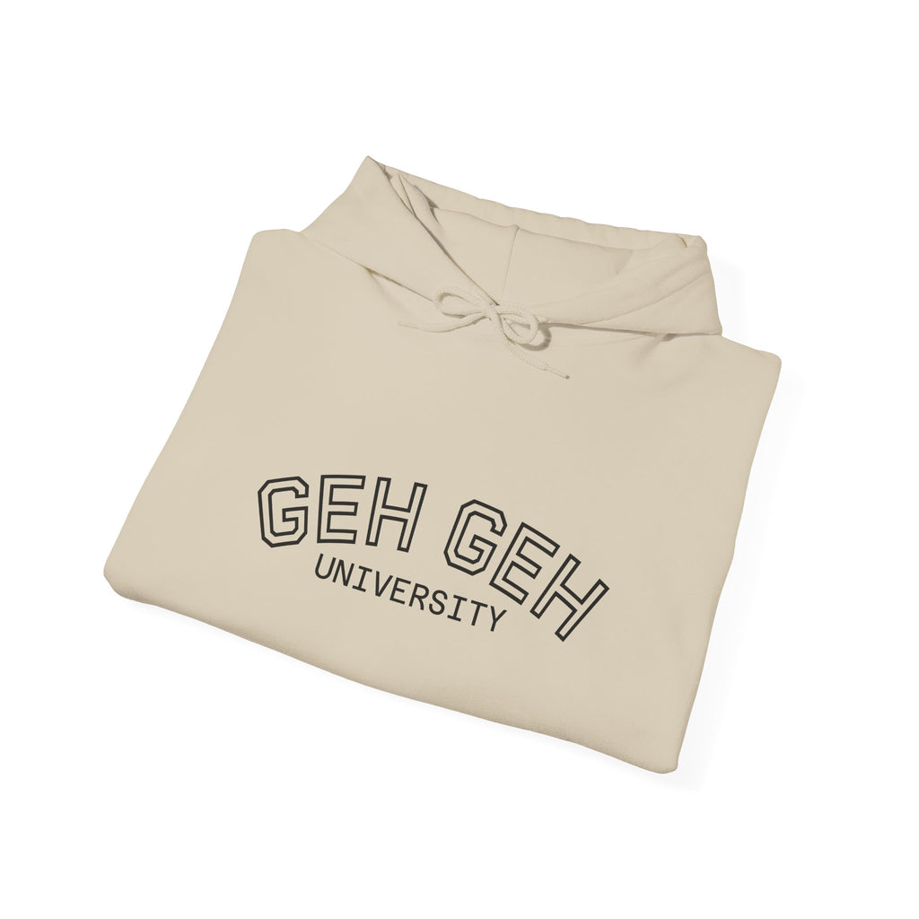 GHE-GHE University Hoodie — Minimal Collegiate Pullover - Sculpted Heritage
