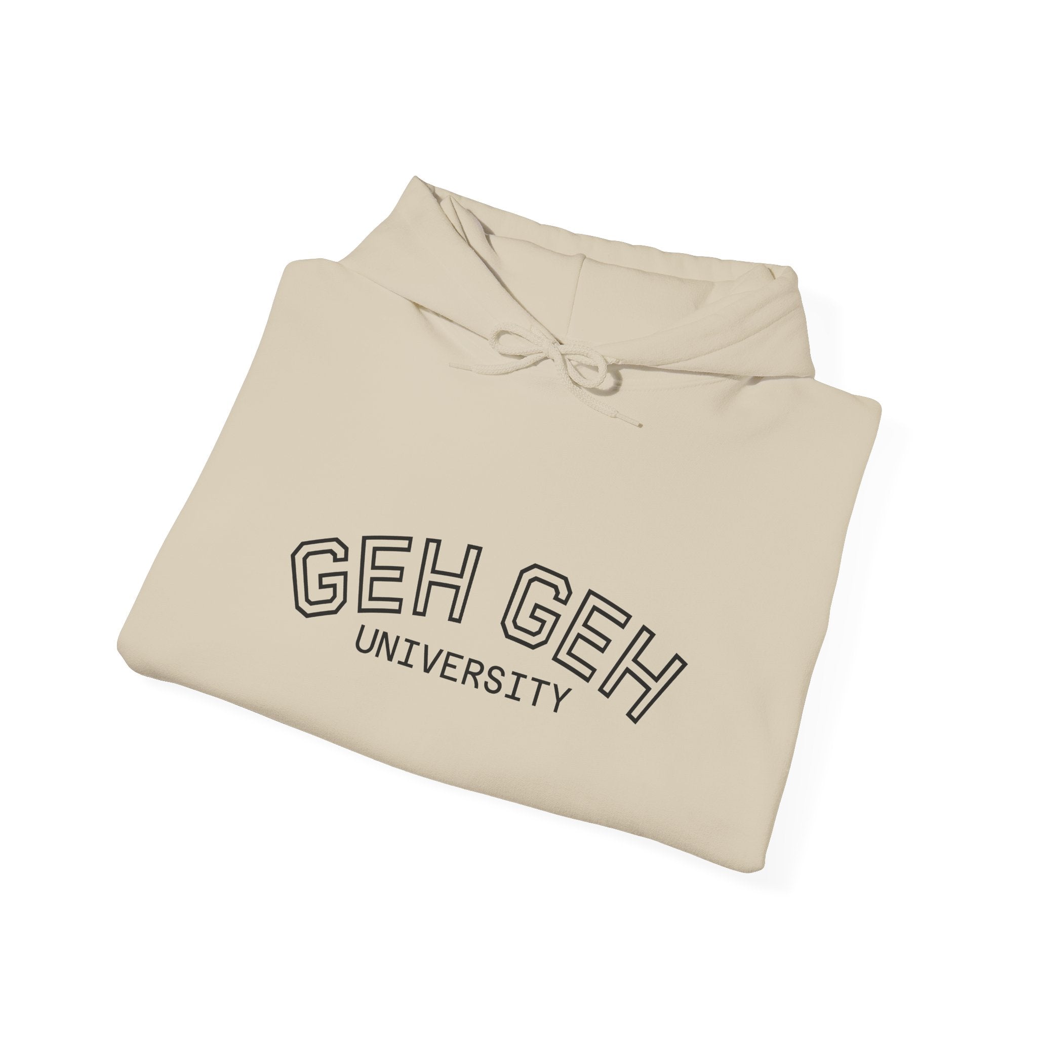 GHE-GHE University Hoodie — Minimal Collegiate Pullover - Sculpted Heritage