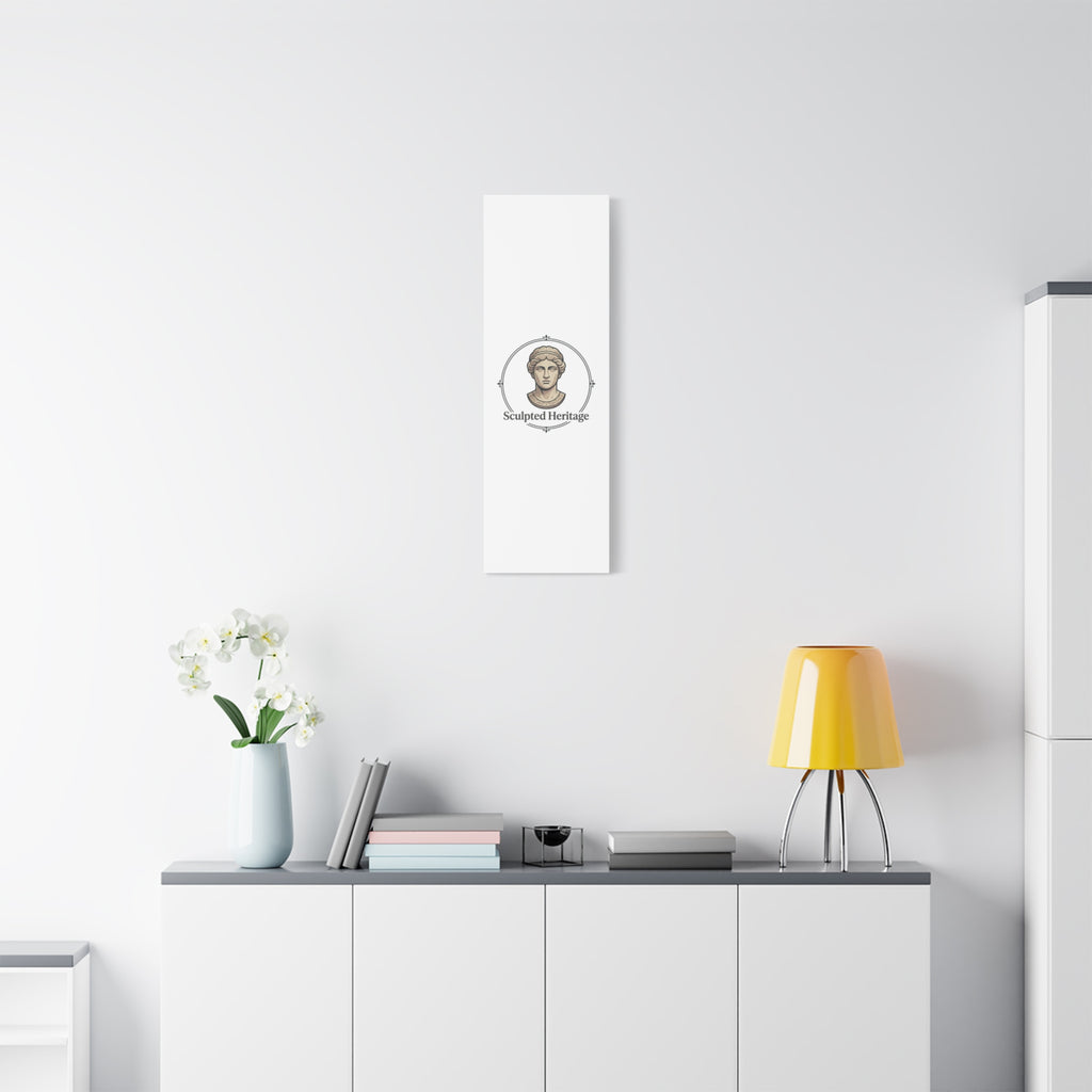Sculpted Heritage Matte Canvas Print — Classical Bust Wall Art - Sculpted Heritage