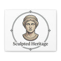Sculpted Heritage Matte Canvas Print — Classical Bust Wall Art - Sculpted Heritage